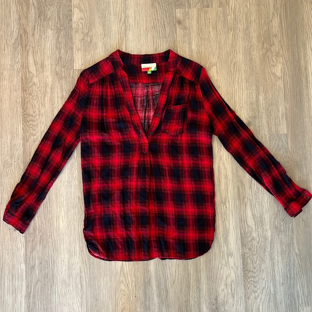 Black and red checkered shirt. Fervour brand, from ModCloth.